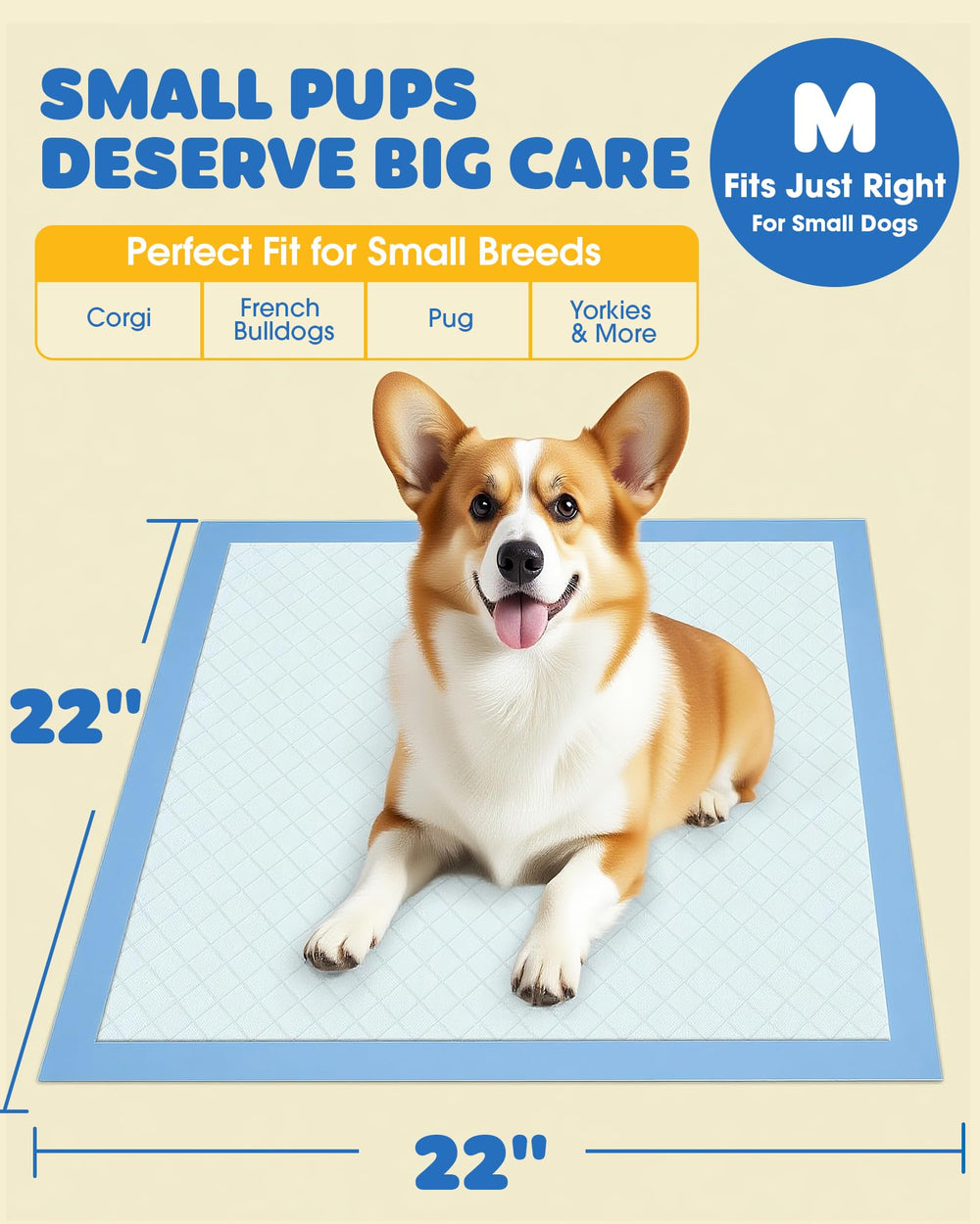 Powools dog pads 22x22 pack multipack shows cost-efficient bulk for long training periods