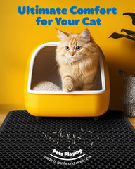 Powools EVA material provides a soft paws-friendly surface for cats.