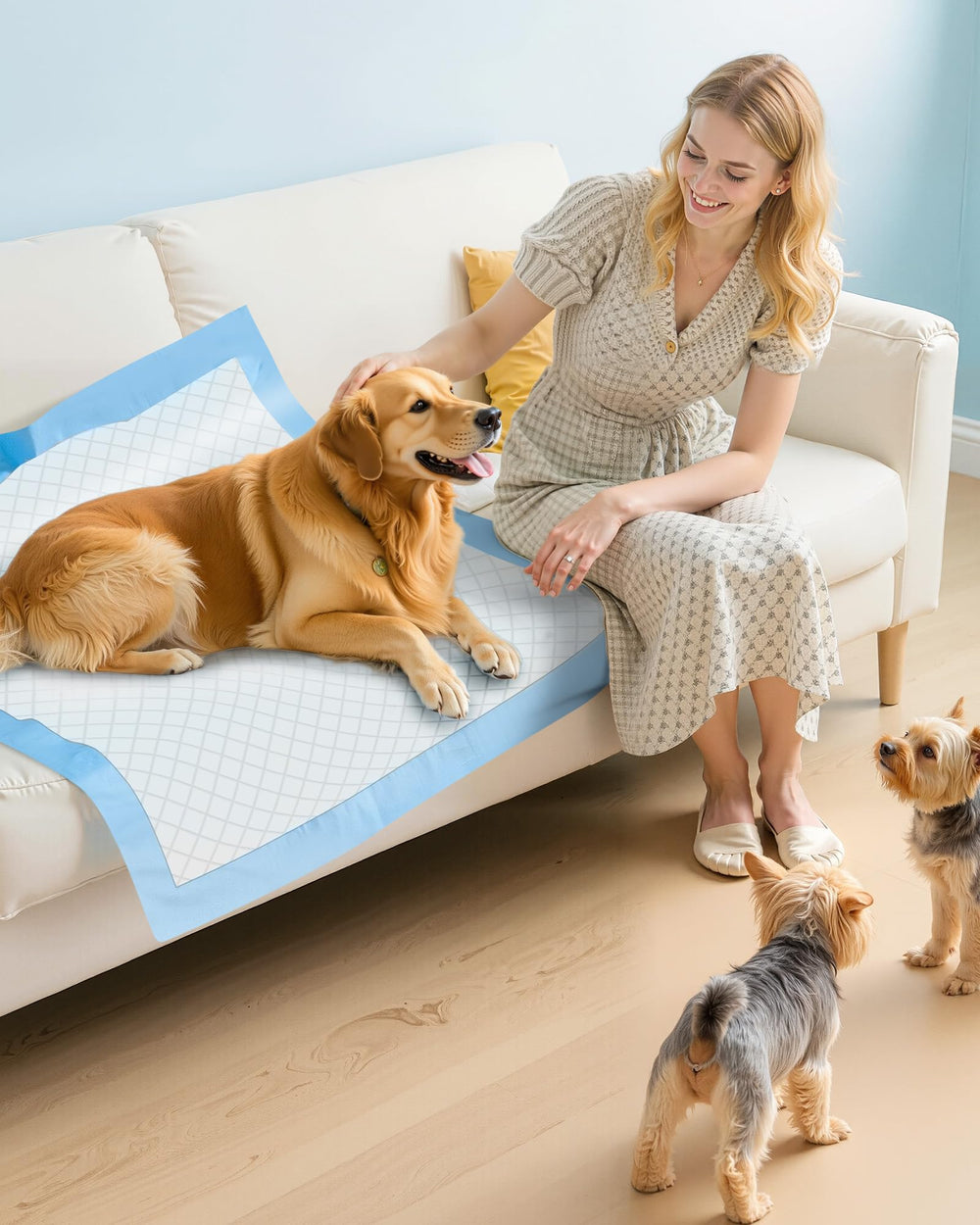 Powools pads fold for compact storage between uses.