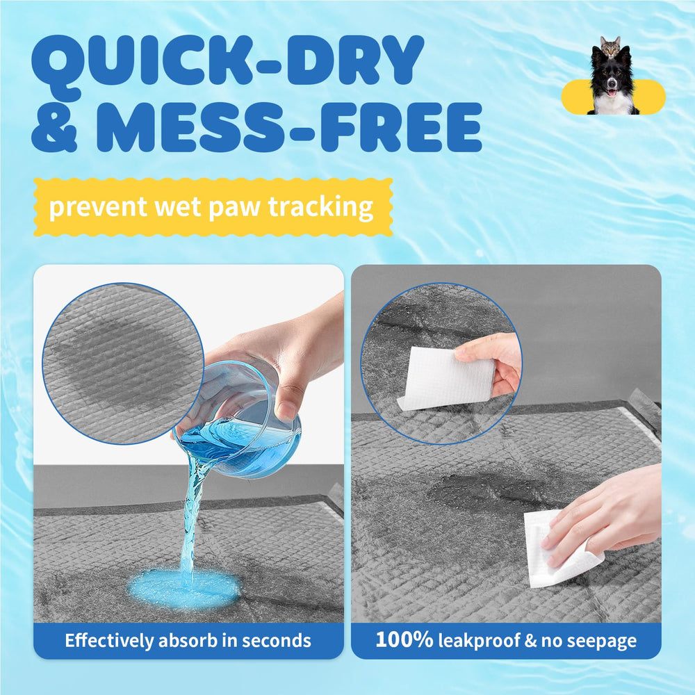 Powools large 34x28 inch dog pad offering ample coverage for potty training.