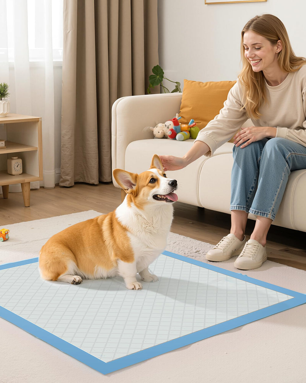 Powools leak-proof backing closeup reinforces floor protection during daily use