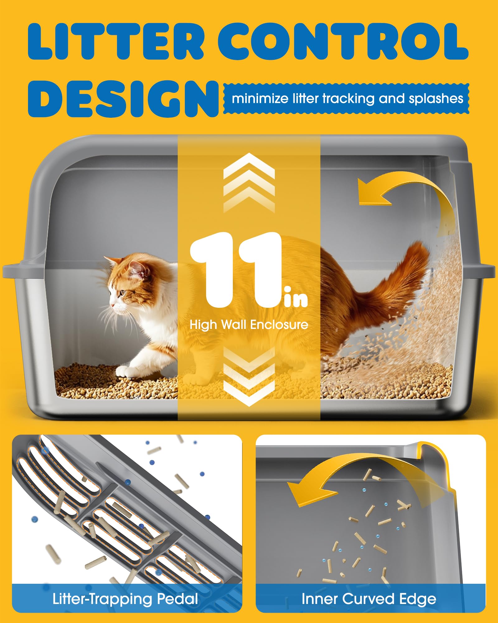 Powools perforated step entrance reduces litter scatter for cleaner floors