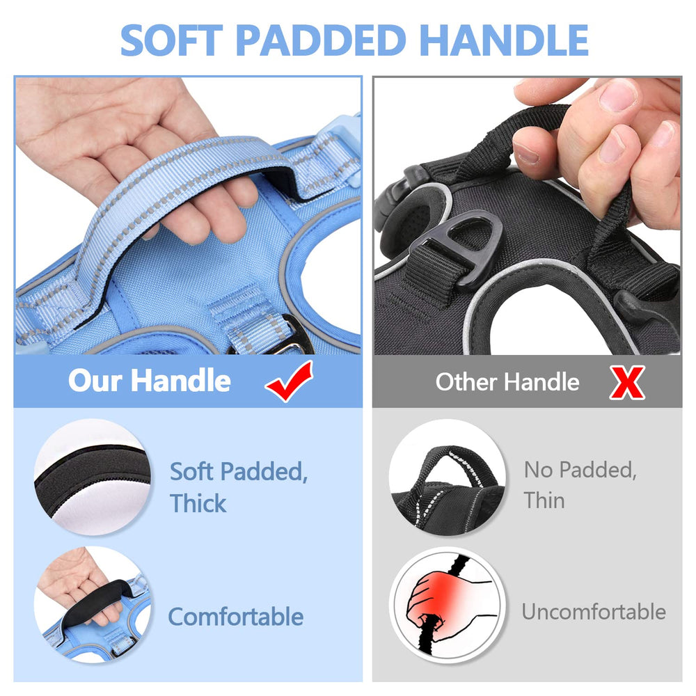 PoyPet No-Pull Harness four adjustable straps for a customized fit.