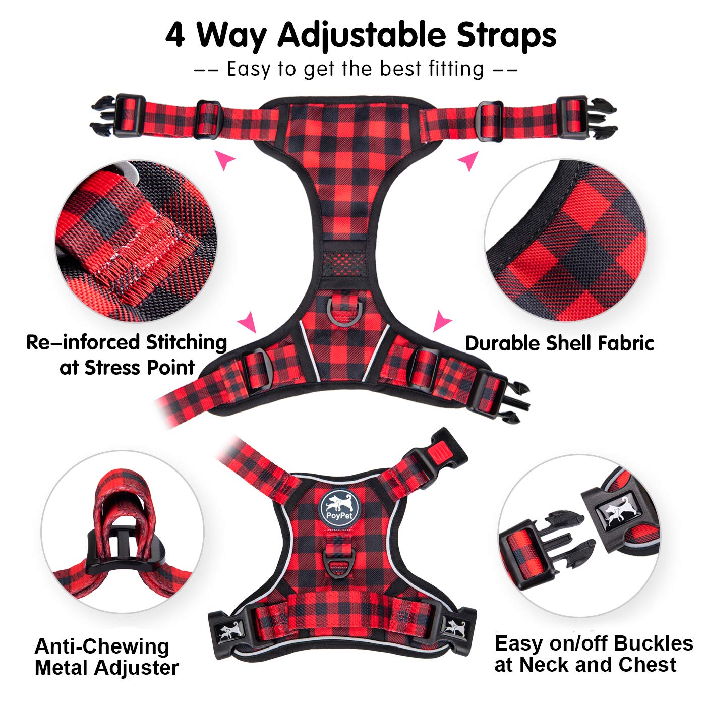 PoyPet reflective straps boost night visibility for safer evening walks