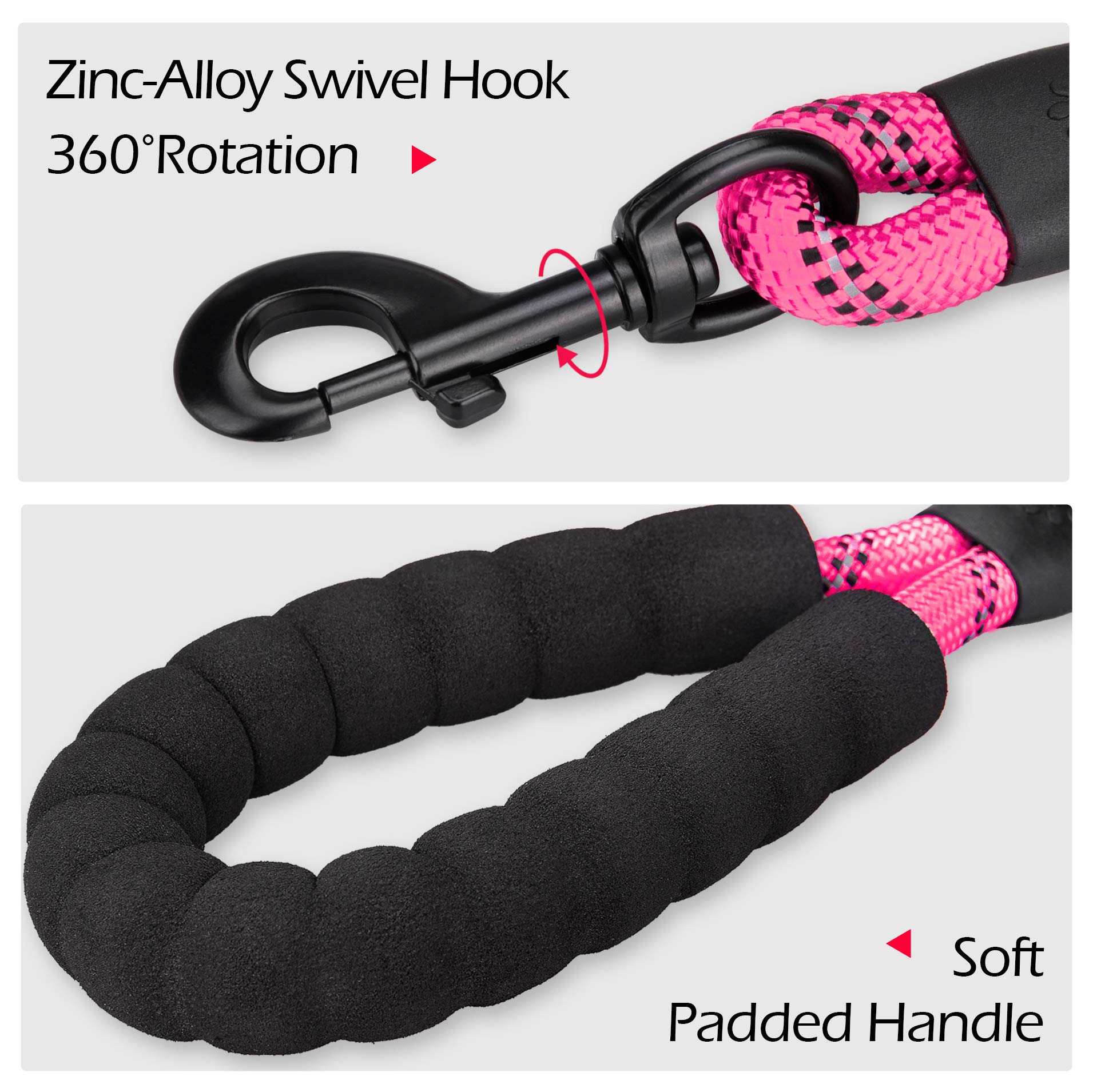 PoyPet soft padded handle close up for comfortable grip and control