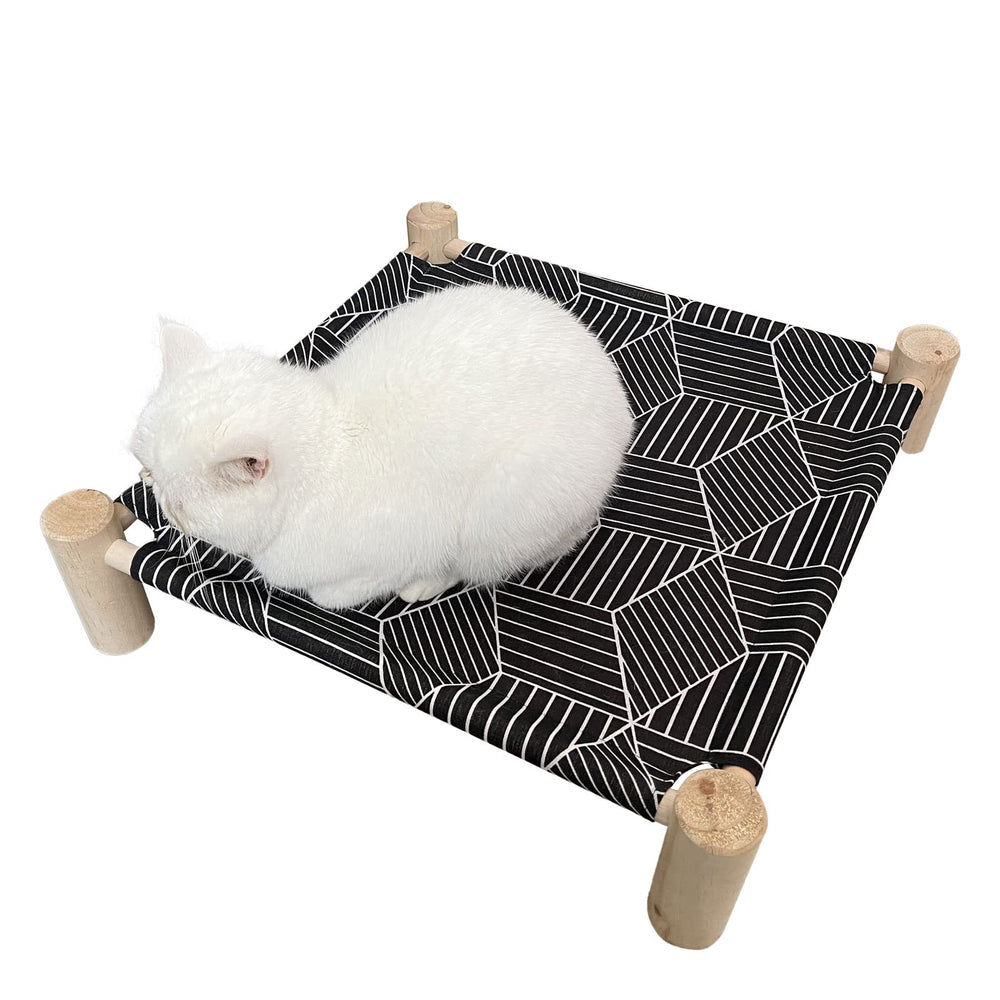 Pozico indoor-outdoor pet bed ready for travel or porch lounging