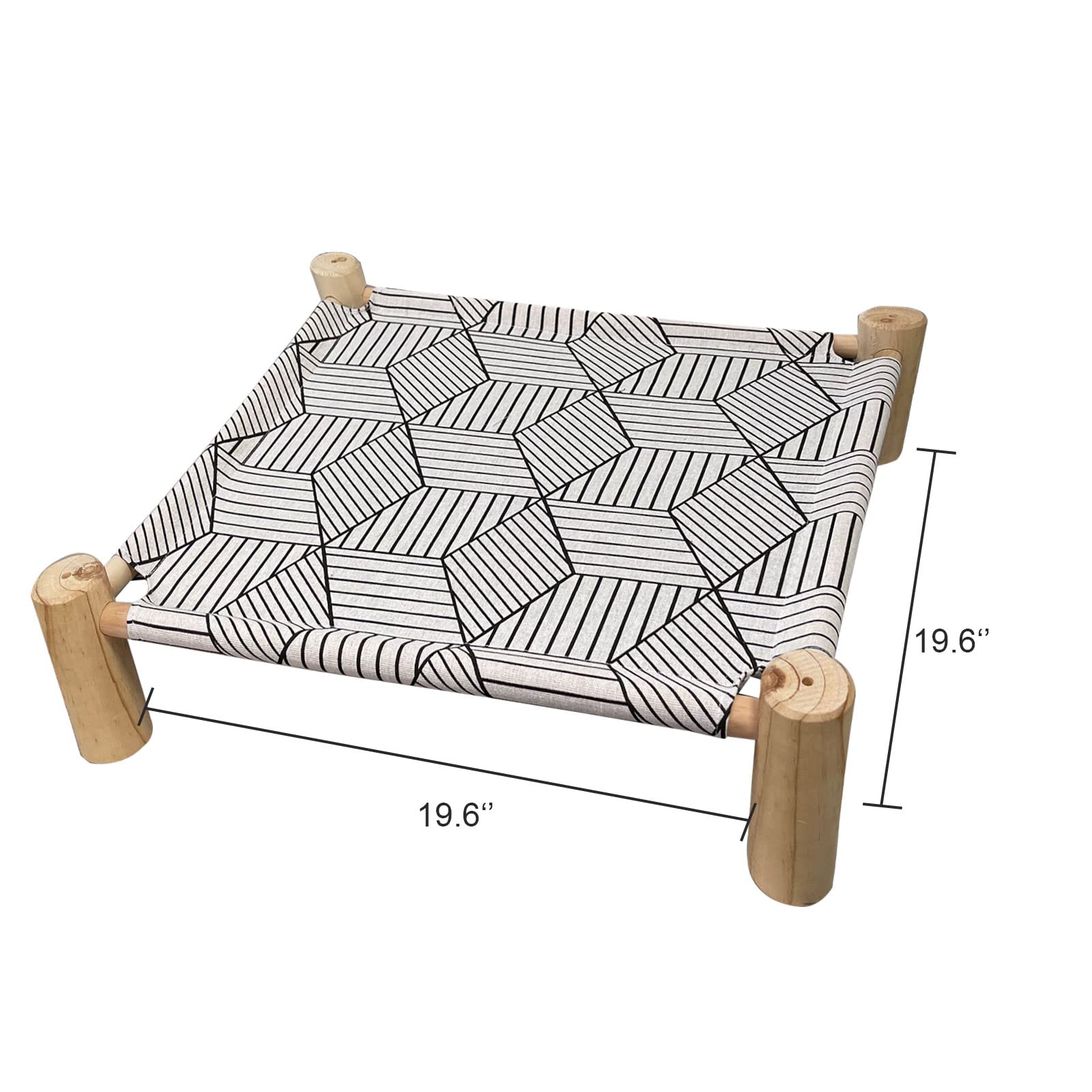 Pozico natural pine poles provide durable, secure support for resting pets.