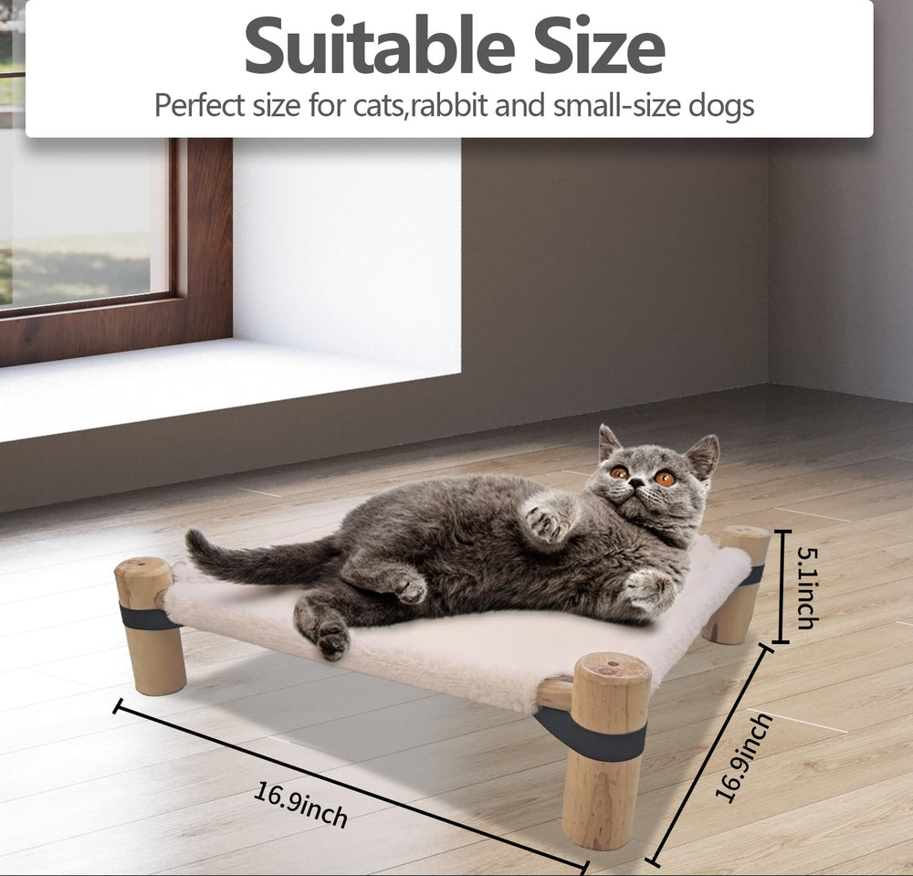 Pozico cat hammock bed removable washable cover keeps plush space fresh.