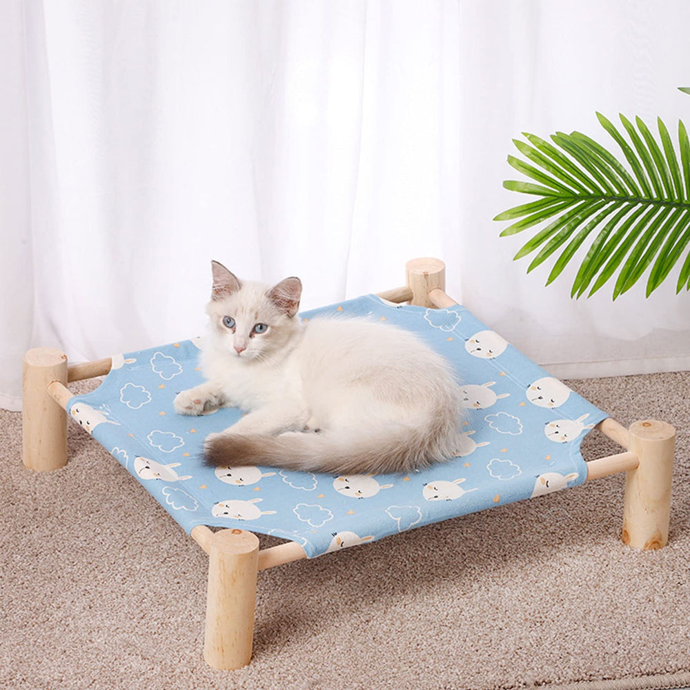 Pozico small pet bed suitable for cats and small dogs under 50 pounds.