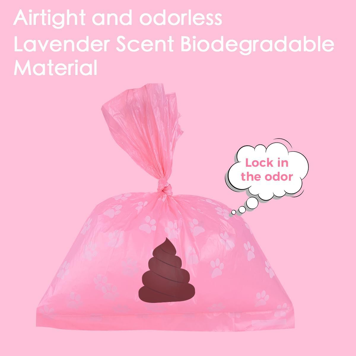 PPEIWASTE bags with holder for quick access on walks
