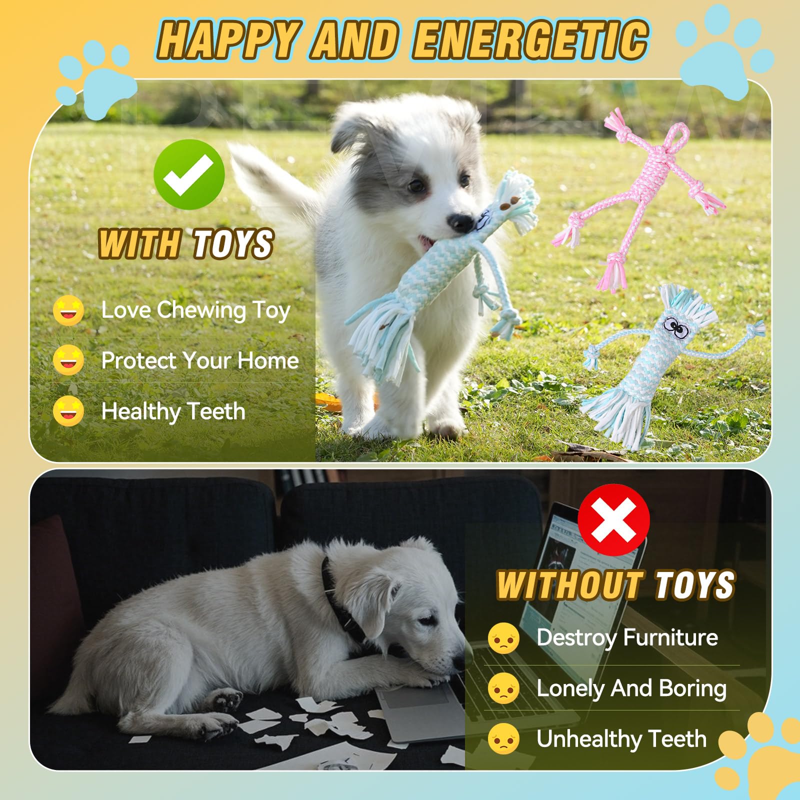 PPTAIO puppy play session emphasizes 18-piece value pack for variety