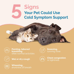 PranaPets Cold Symptom Support cats bottle supports breathing during seasonal changes