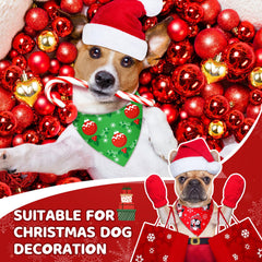 Preboun Christmas dog bandana snowman design for daily walks