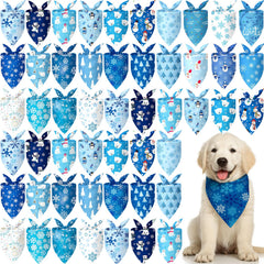 Preboun winter dog bandana snowflake design for festive photo ops