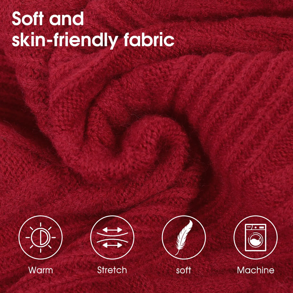 Preferhouse dog knitted sweaters soft polyester for durable winter comfort