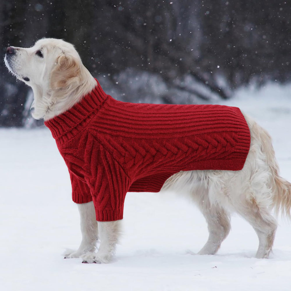 Preferhouse dog knitted sweaters stretchy knit for easy on off and snug fit