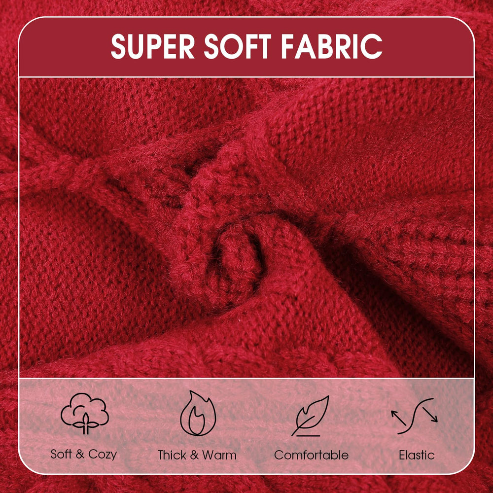 Preferhouse sweater closeup highlights soft knit fabric and stretchable fit.