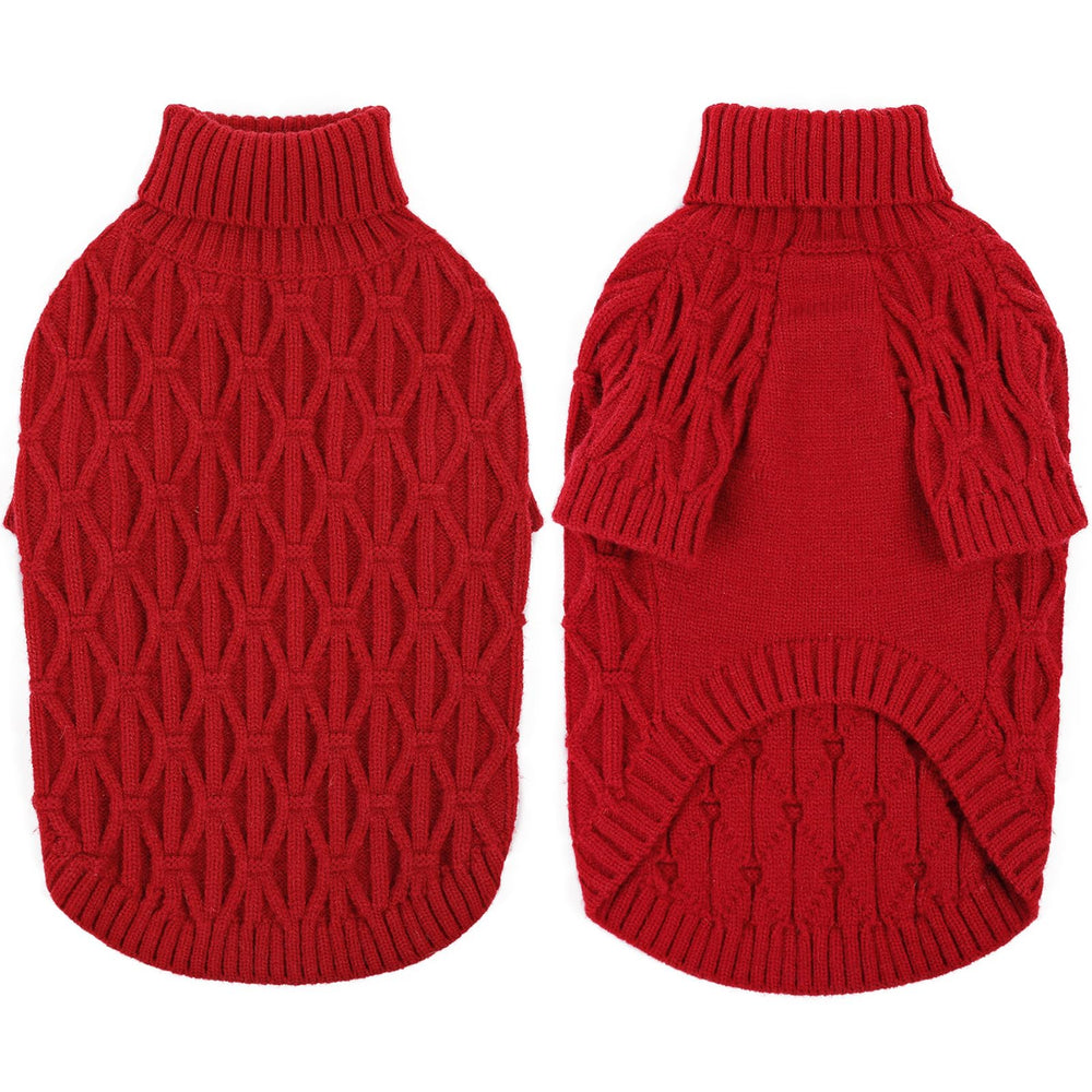 Preferhouse dog sweater medium red holiday gift-ready presentation