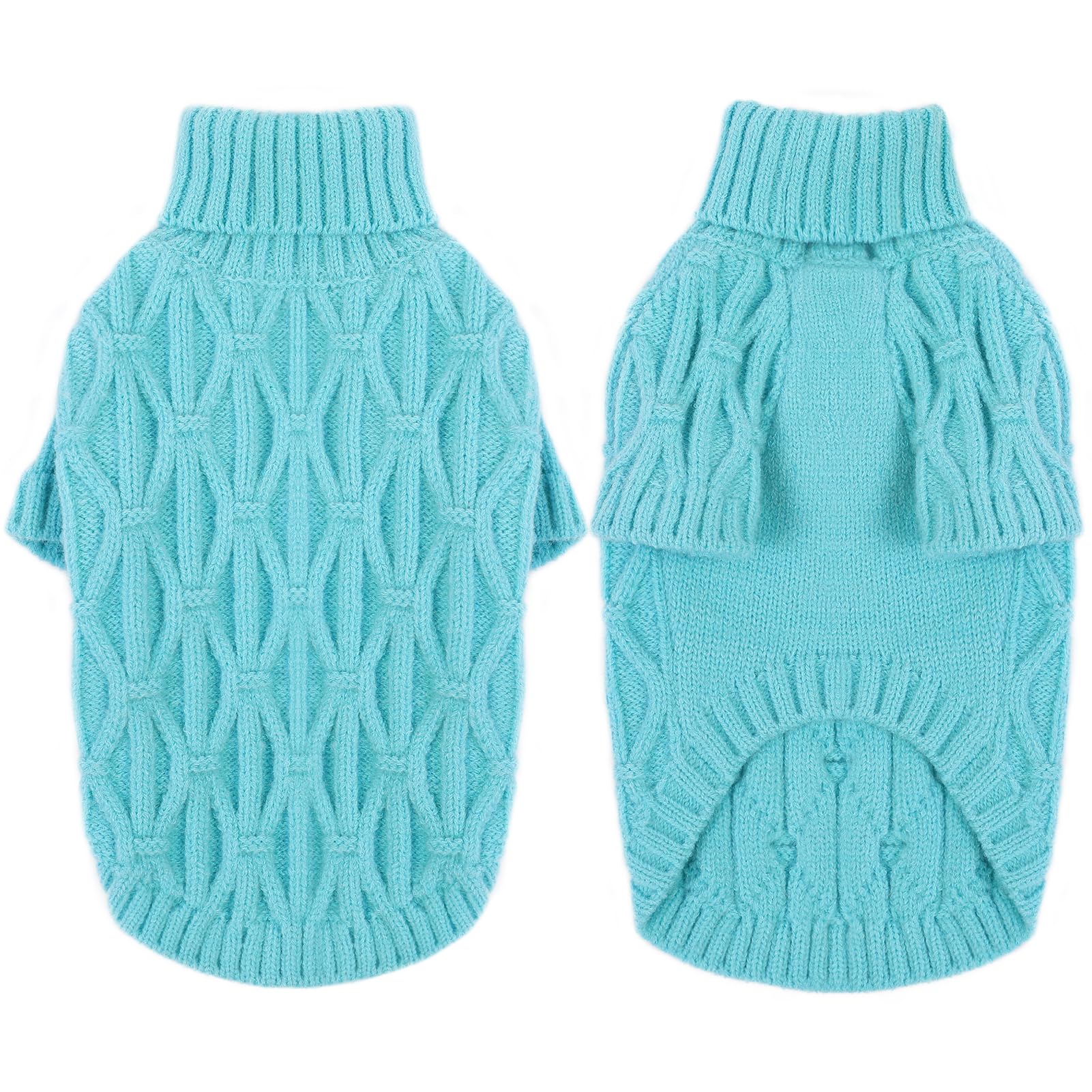 Preferhouse XS dog sweater lakeblue gift-ready packaging suits holiday gifting