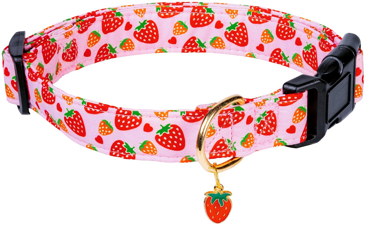 PREHAI cute cotton dog collar with soft material for everyday comfort