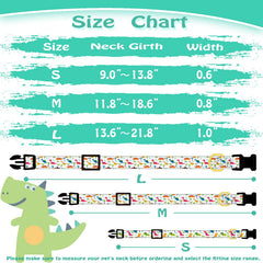 PREHAI personalized collar in bright colors for easy identification