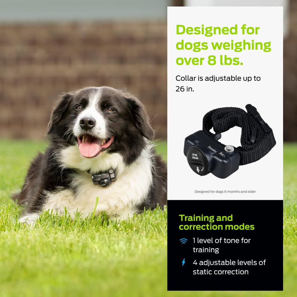 Premier Pet waterproof receiver close-up highlights rugged, weatherproof design