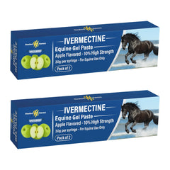 Premium Horse Paste Gel apple-flavored syringe enabling easy barn dosing and handling.