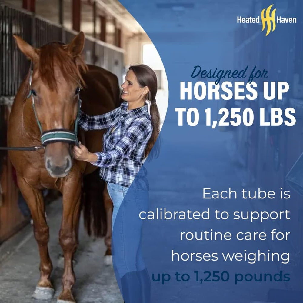 Premium Horse Paste Gel precise dosing setup suitable for multiple horses at once.