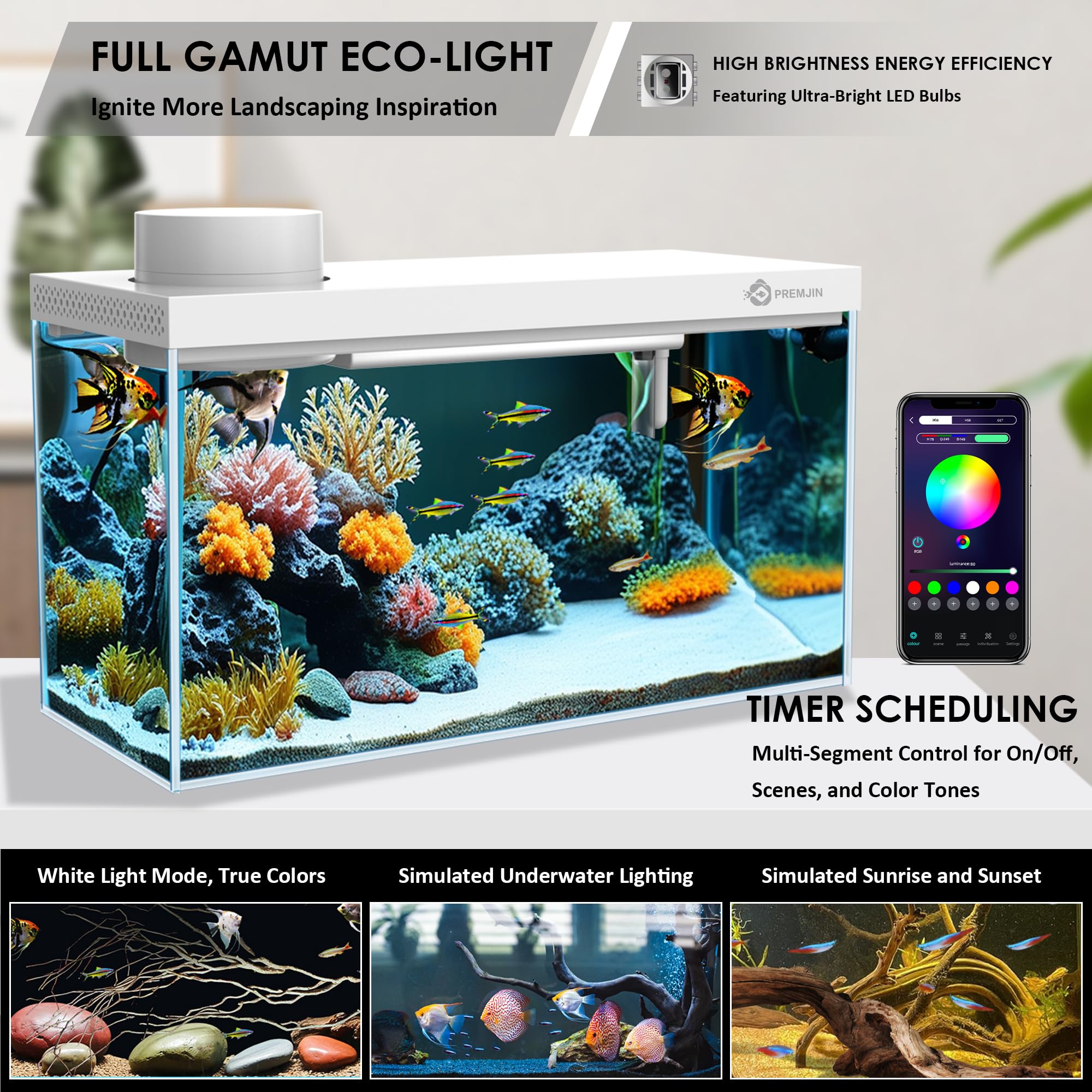 Premjin UHD glass offers high light transmission for vivid colors