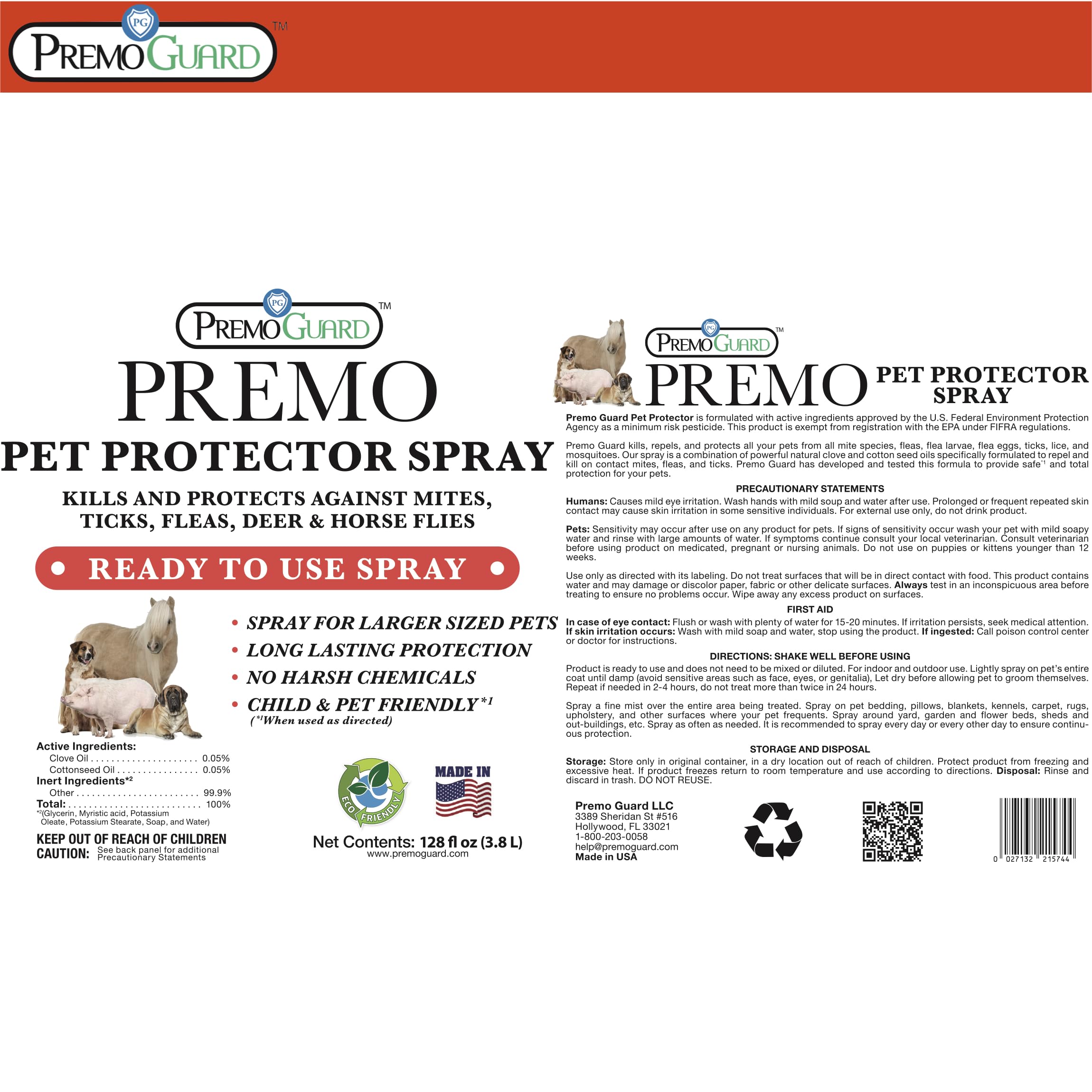 Premo Guard safety-tested badge signals trusted family-safe protection.