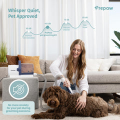 Prepaw dust cup 2.5L designed for easy emptying and mess-free storage