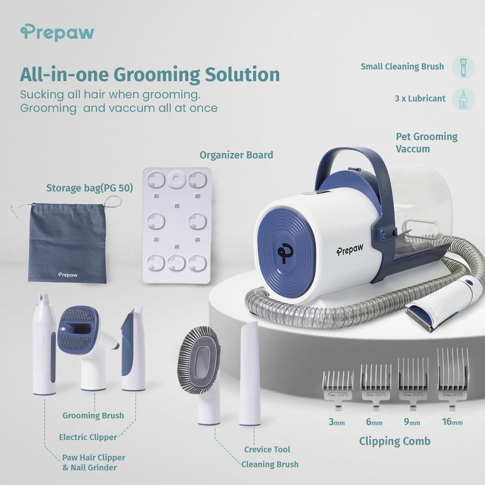 Prepaw premium pet grooming kit extended hose enables easier reach during home grooming