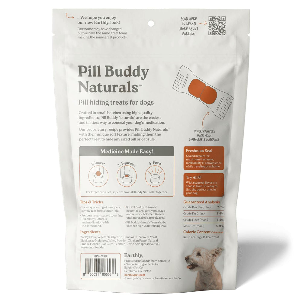 Presidio Earthly Pill Buddy travel-ready packaging fits on-the-go routines.