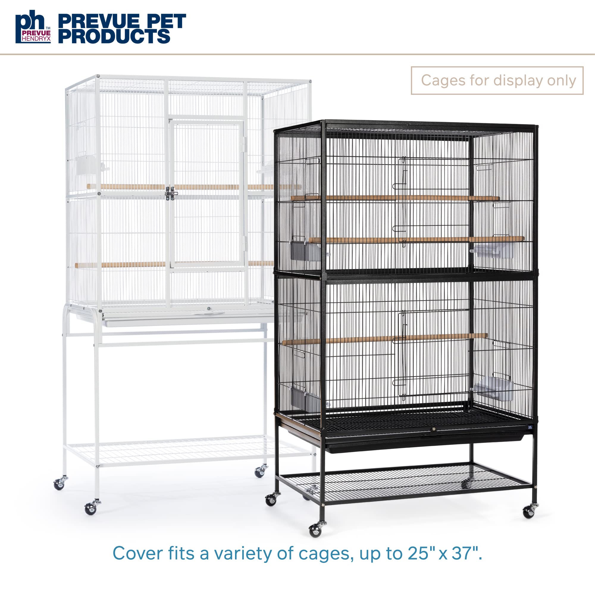 Prevue Hendryx Good Night fits large cages ensuring universal compatibility.