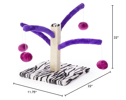 PH Prevue Hendryx Kitty Power Bounce Scratcher full-play-area captured in use-ready image