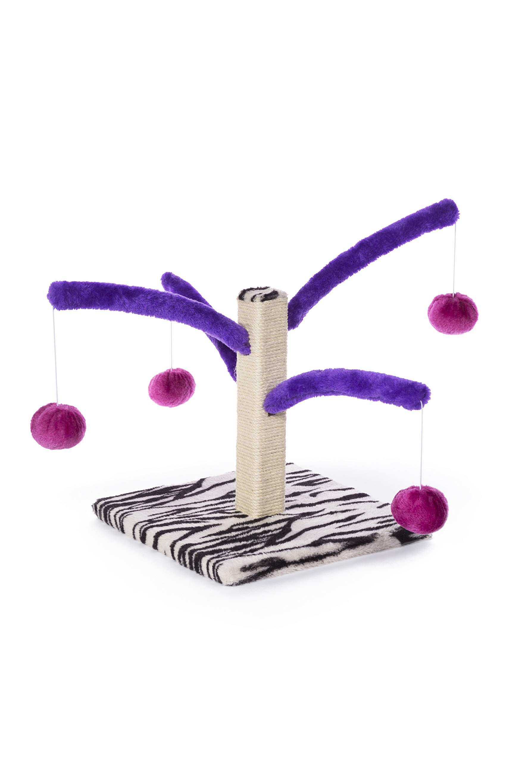 PH Prevue Hendryx Kitty Power Bounce Scratcher jute-post provides natural texture for scratching