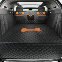 PREWERK Dog Cargo Liner folded compactly for easy storage after muddy hikes