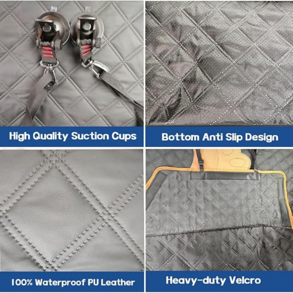 PREWERK Dog Cargo Liner anti-slip backing keeps pets steady on bumpy rides