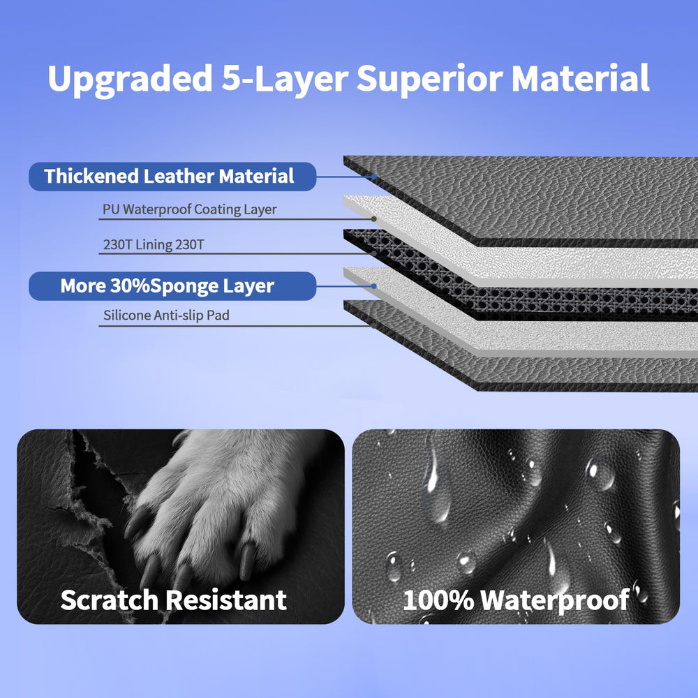 PREWERK Dog Cargo Liner includes Velcro strips to secure side panels for a stable area