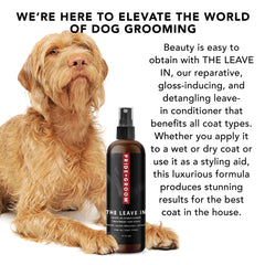 PRIDE AND GROOM Close-up label shows clean ingredients and fragrance for sensitive skin.