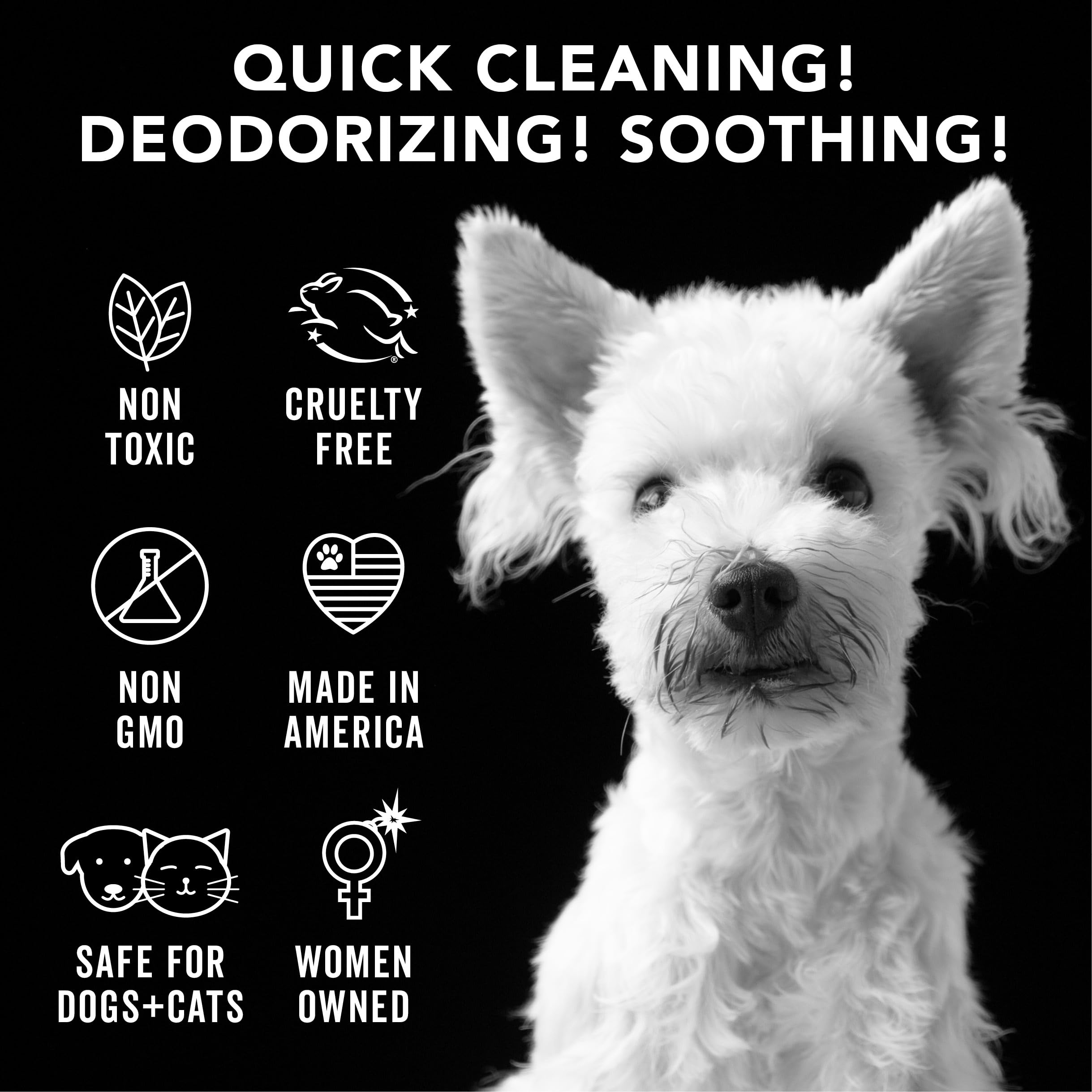 Pride and Groom The Swipe no-water wipe keeps coats clean without rinsing