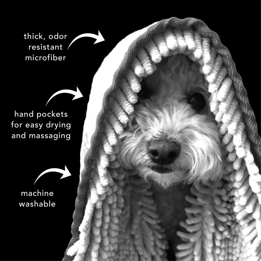 PRIDE AND GROOM The Towel highlights quick-dry microfiber for fast post-wet use.