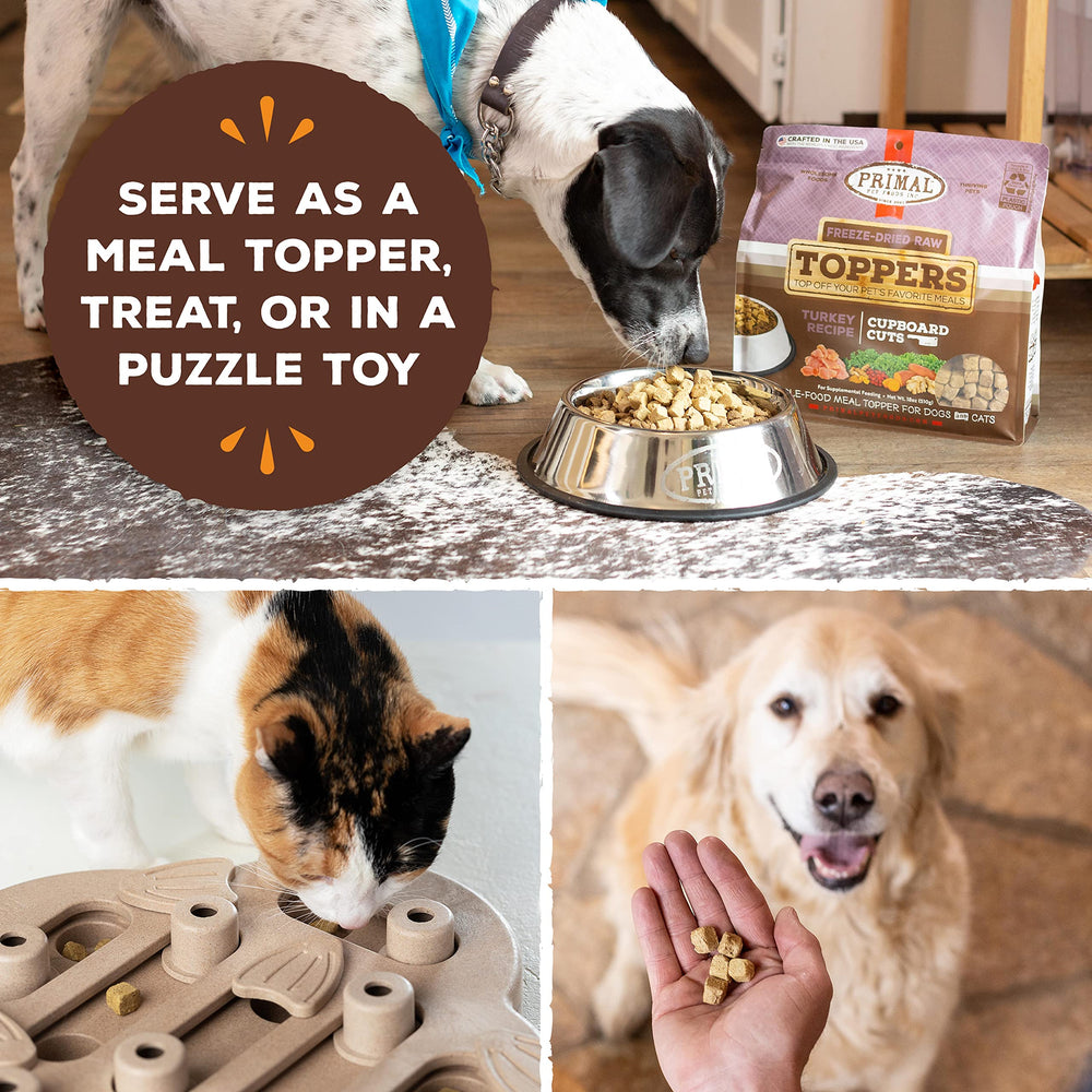 Primal Pet Foods freeze-dried cat treat offers crunchy texture and natural flavors