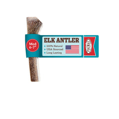Primal Antlers split elk antler 1ct showing natural texture for aggressive chewers.