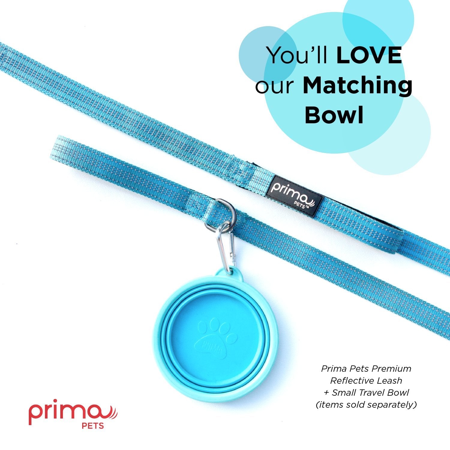 Prima Pets padded neoprene handles close-up showing comfortable grip