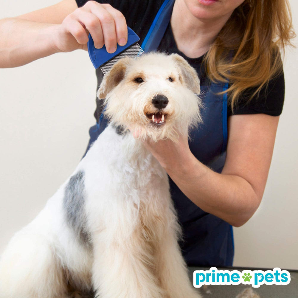 Prime Pets comb assists in removing loose dandruff and debris.