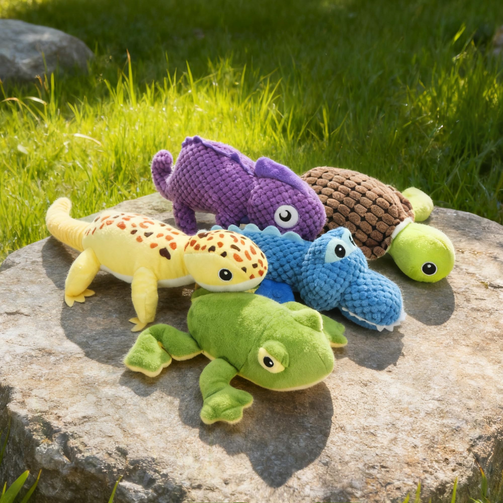 Prime Pets lifestyle pack showing all five toys for versatile indoor/outdoor play.