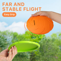 Prime Pets floating disc on water for fetch at pool or beach