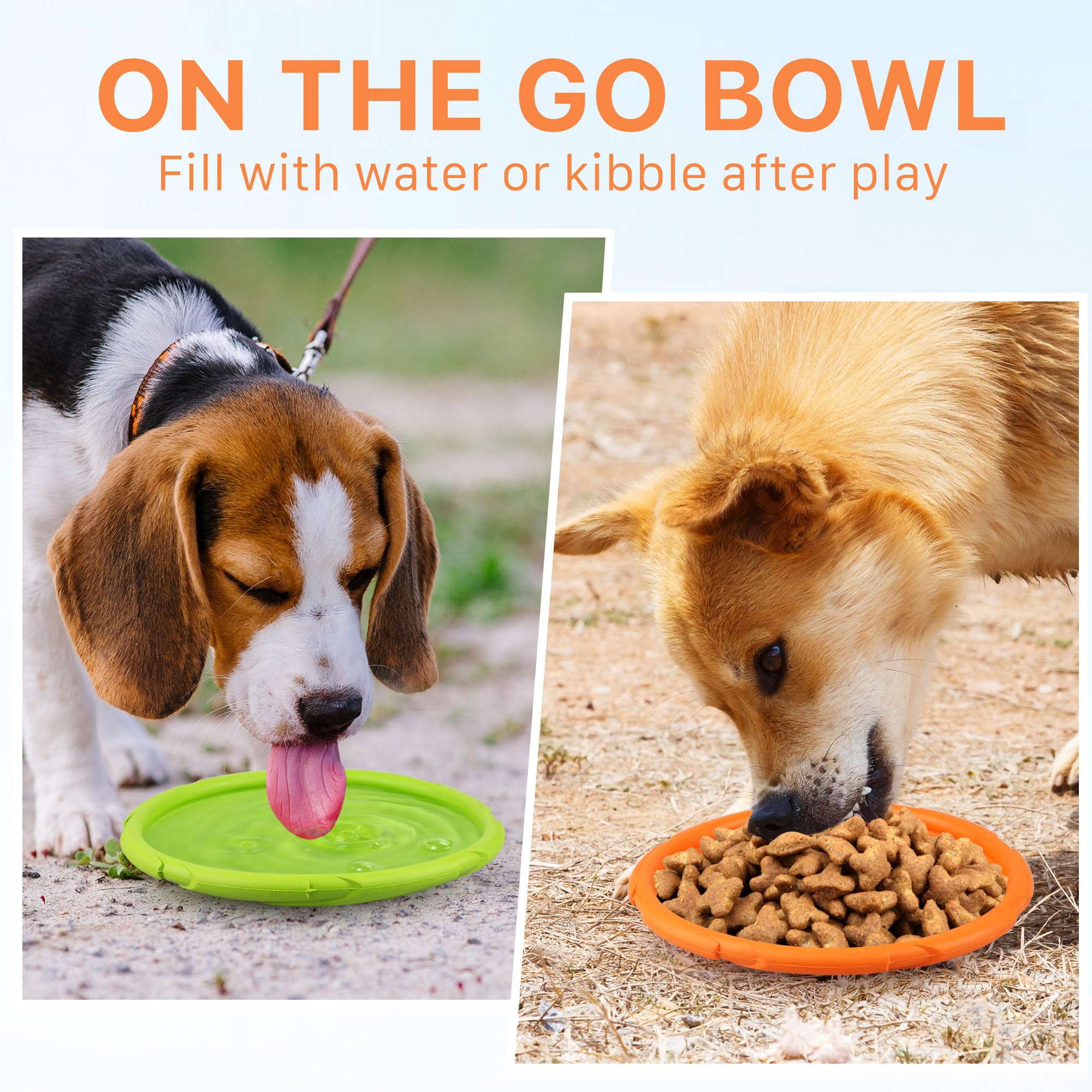 Prime Pets travel friendly disc easy to rinse and carry after beach