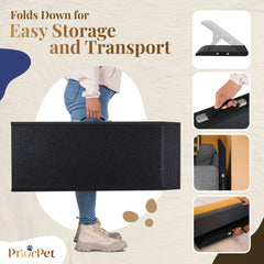 PRIORPET adjustable heights lets you match sofa, bed, or car